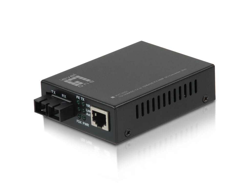 LevelOne Media Converter, FVT-2001 SC Multimode-0 LevelOne Media Converter, FVT-2001 SC Multimode-0