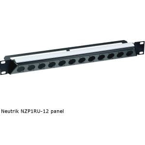 Neutrik NZP1RU-12 Panel