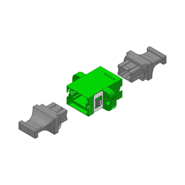 12218 US Conec MTP Adapter green 12218 US Conec MTP Adapter green