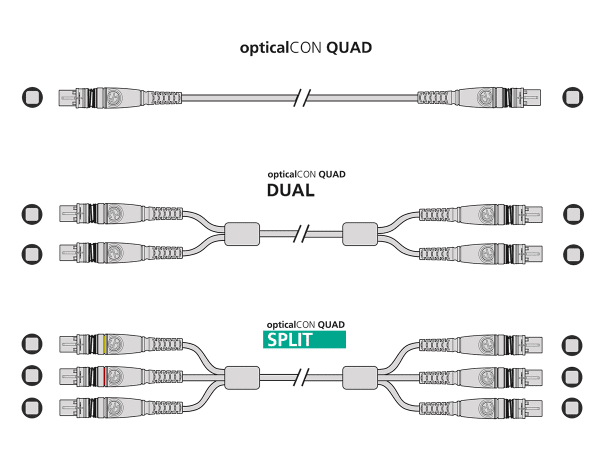 Neutrik QUAD Breakouts