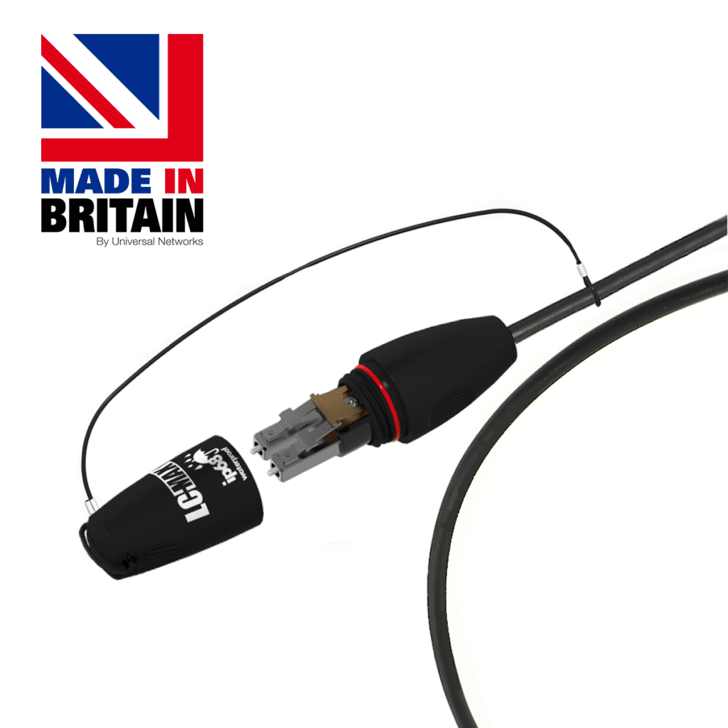 Tactical Fibre Cable with LC-Max Lite Metal connectors Tactical Fibre Cable with LC-Max Lite Metal connectors