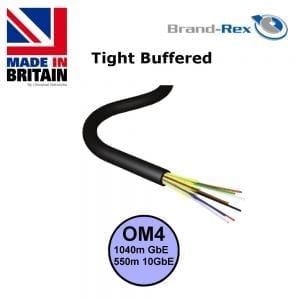 Brand-Rex Multi Mode OM4 Tight Buffered B2ca PDC Cable
