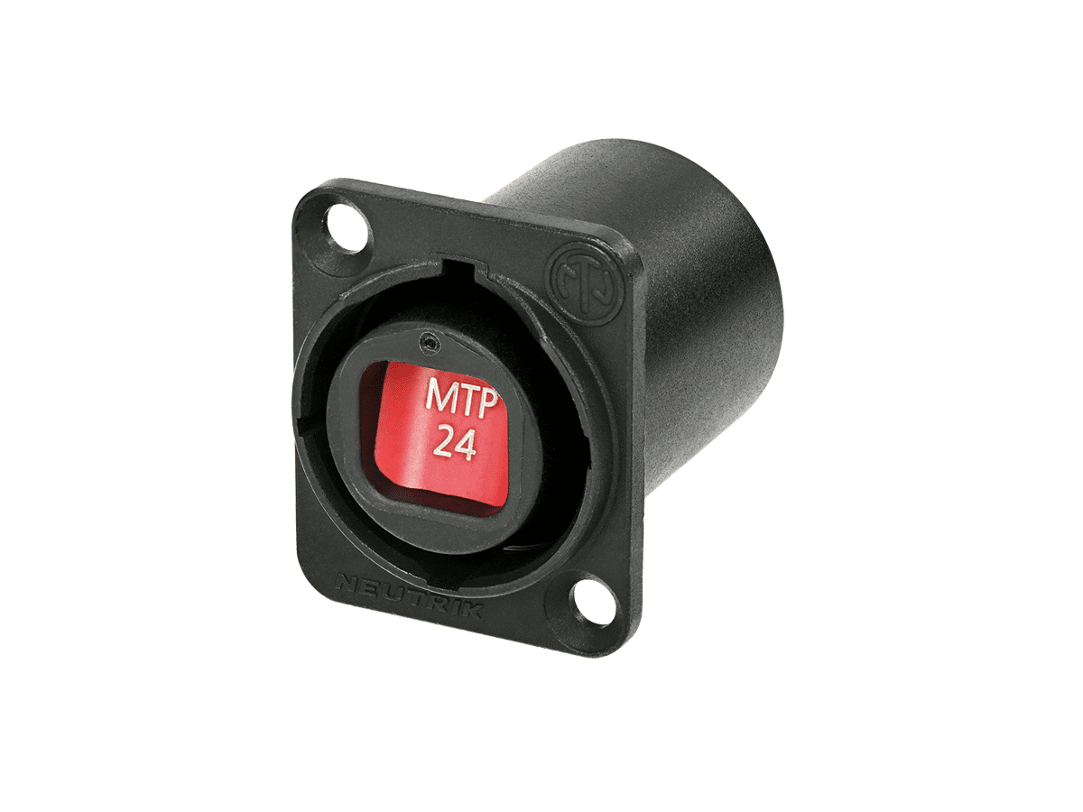 NO24FDW-A Neutrik opticalCON Chassis Connector NO24FDW-A Neutrik opticalCON Chassis Connector