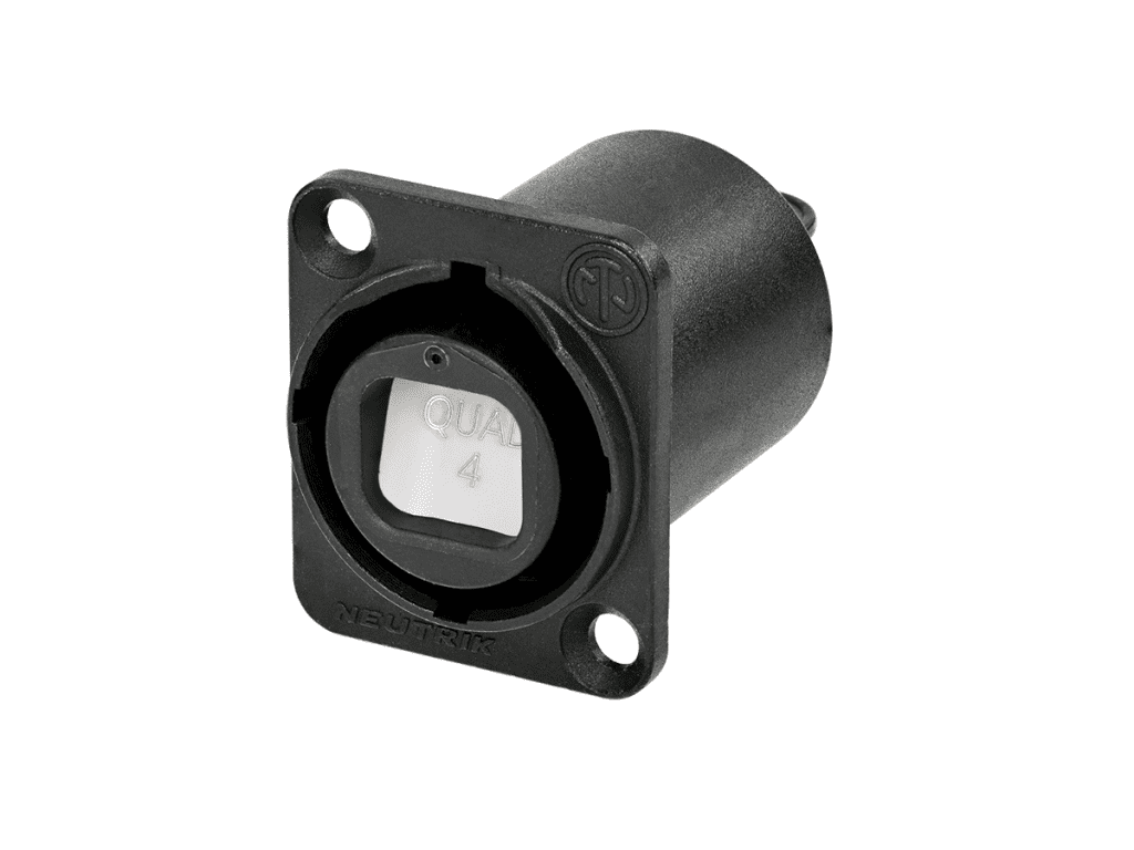 NO4FDW-A Neutrik opticalCON Chassis Connector