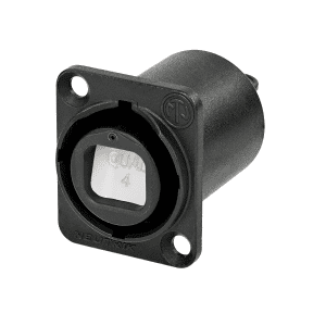 Neutrik opticalCON Chassis Connector NO4FDW-A