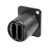 NO4FDW-A Neutrik opticalCON Chassis Connector Rear View