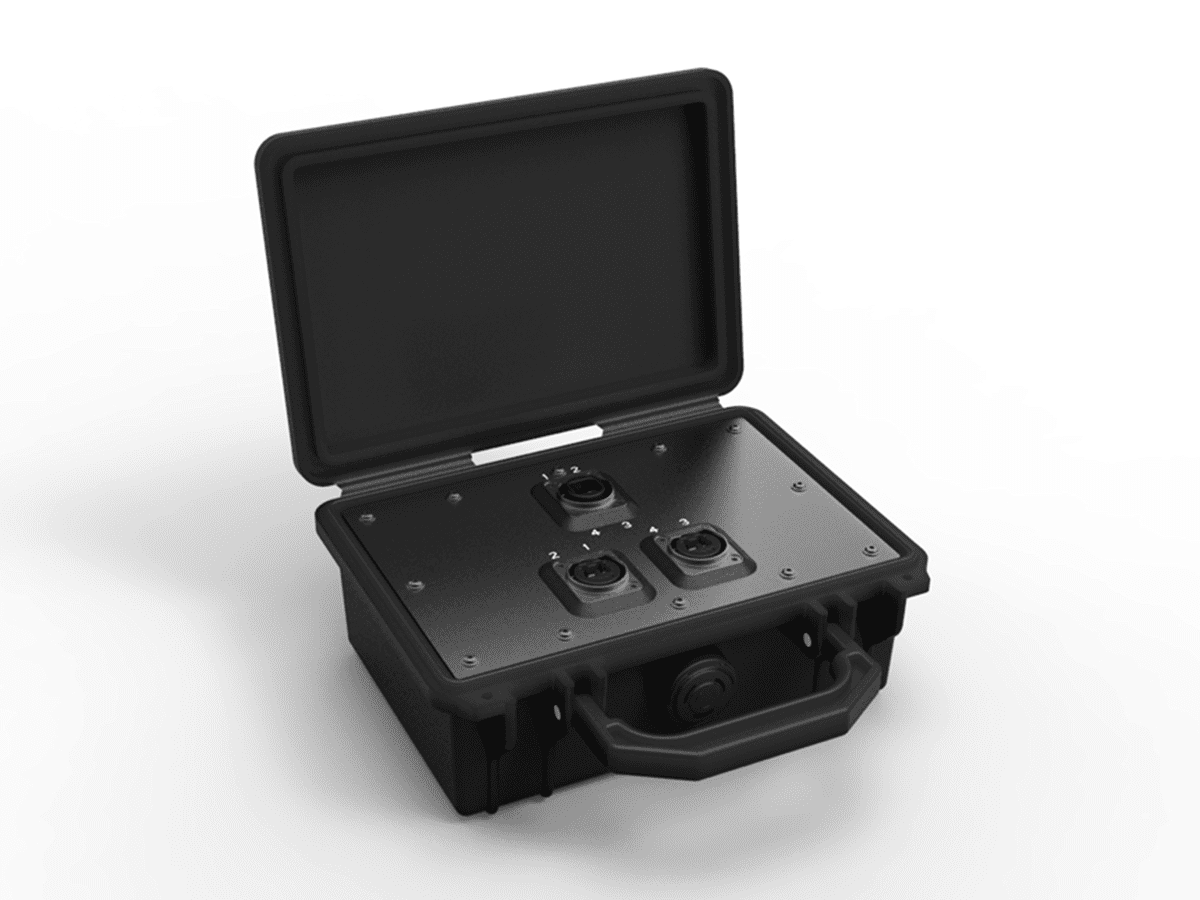 Neutrik Breakout Box 1xQUAD 2xDUO MM Neutrik Breakout Box 1xQUAD 2xDUO MM