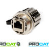 PROCAT RJ45 Coupler rear, with cap