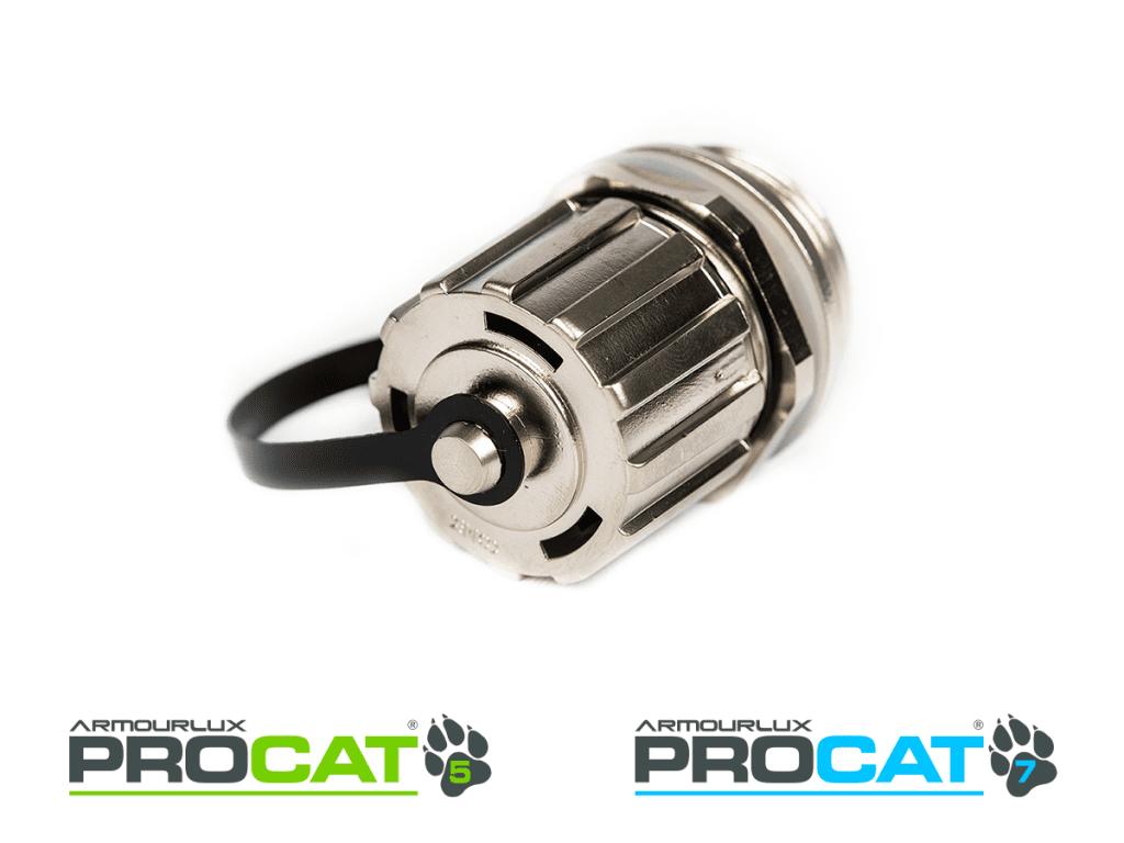 PROCAT RJ45 Coupler with cap PROCAT RJ45 Coupler with cap