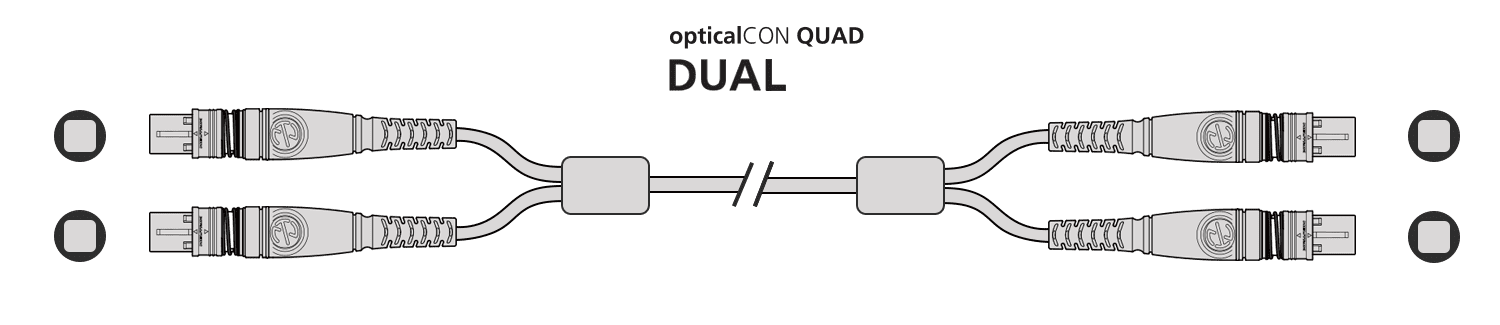 opticalCON QUAD DUAL Breakout