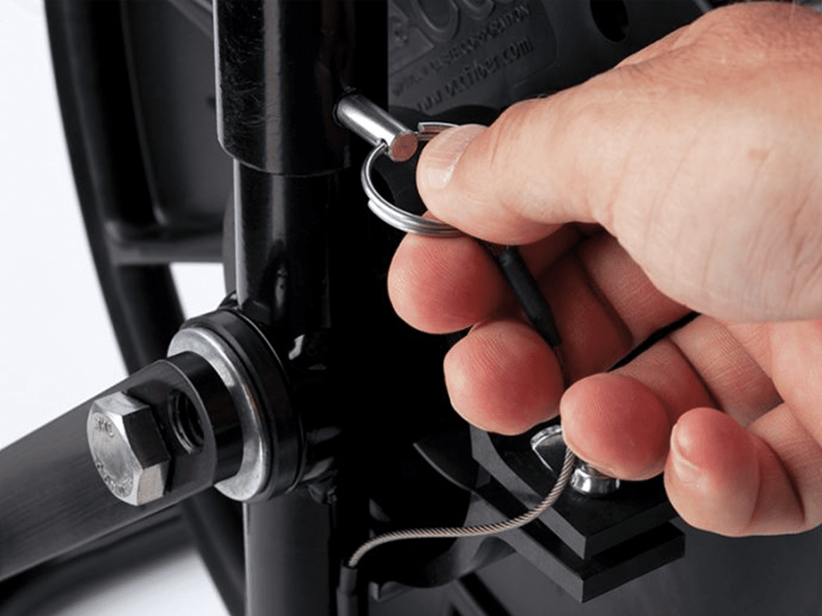 OCC Mars Reel T-Frame Close Up Detail OCC Mars Reel T-Frame Close Up Detail