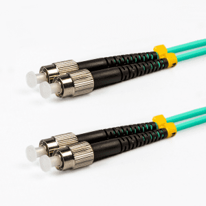 Multi Mode Duplex Fibre Patch Cable, FC-FC, Aqua