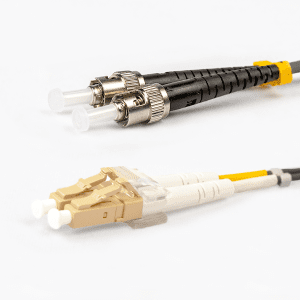 Multi Mode Duplex Fibre Patch Cable, LC-LC, Grey