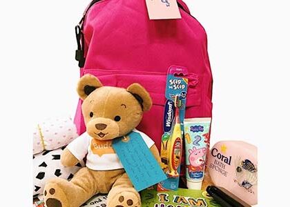 Providing buddy bags for children in crisis