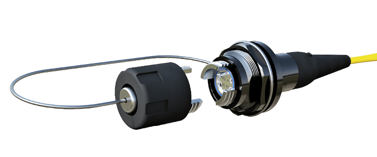 ArmourLux F BEAM® Expanded Beam Jam Nut/Square Flange Bulkhead