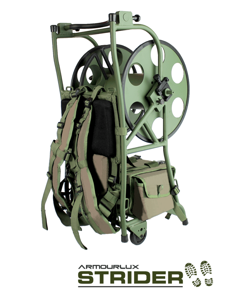 ArmourLux STRIDER Deployable Fibre Optic Reel Backpack System