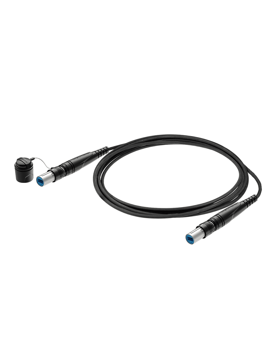 Neutrik opticalCON DUO NKO2S Coiled Cable