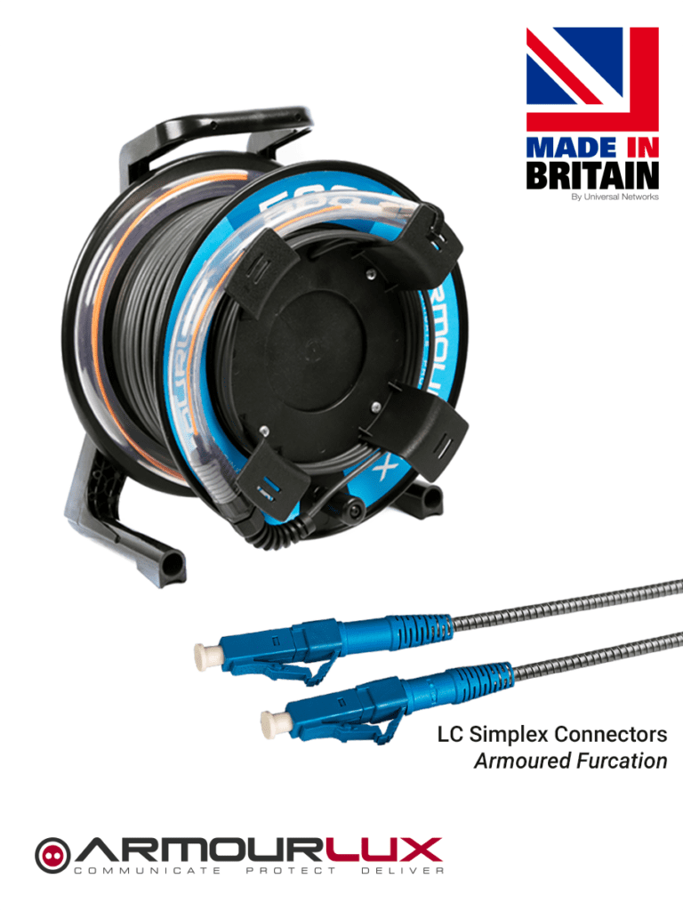 ArmourLux Standard with LC Connectors on Armoured Furcation