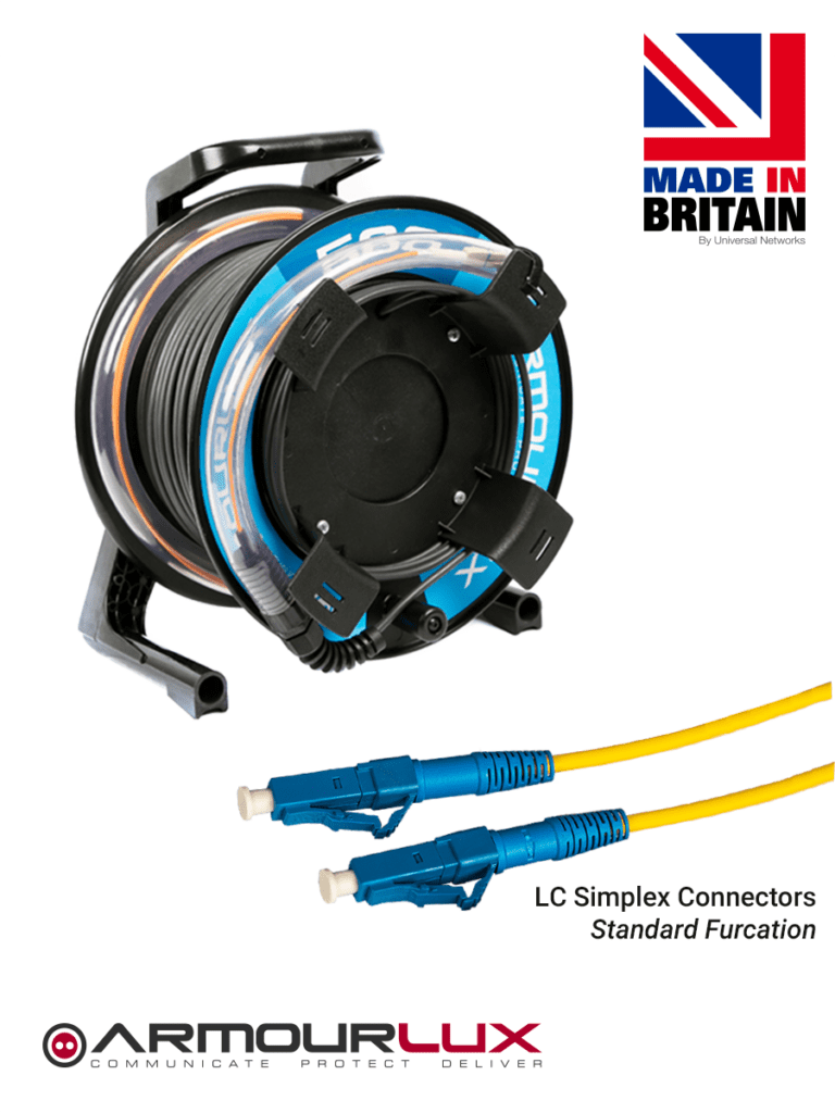 ArmourLux Standard with LC Connectors on Standard Furcation