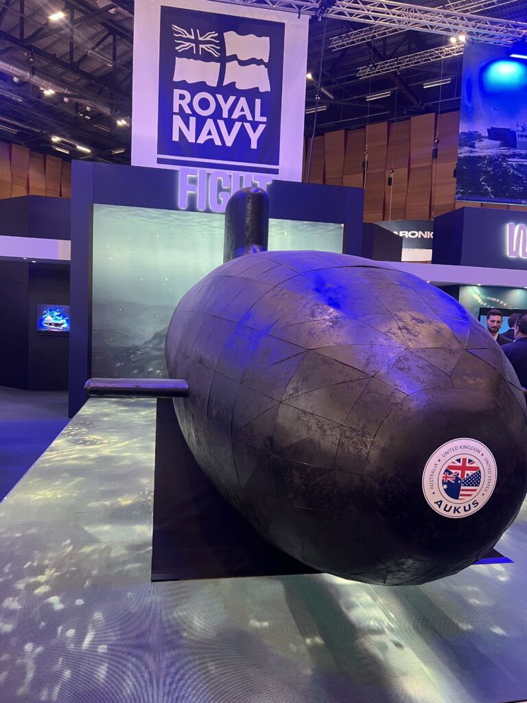 Royal Navy Submarine at DSEI 2025