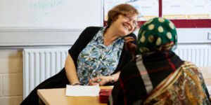 Charity volunteer